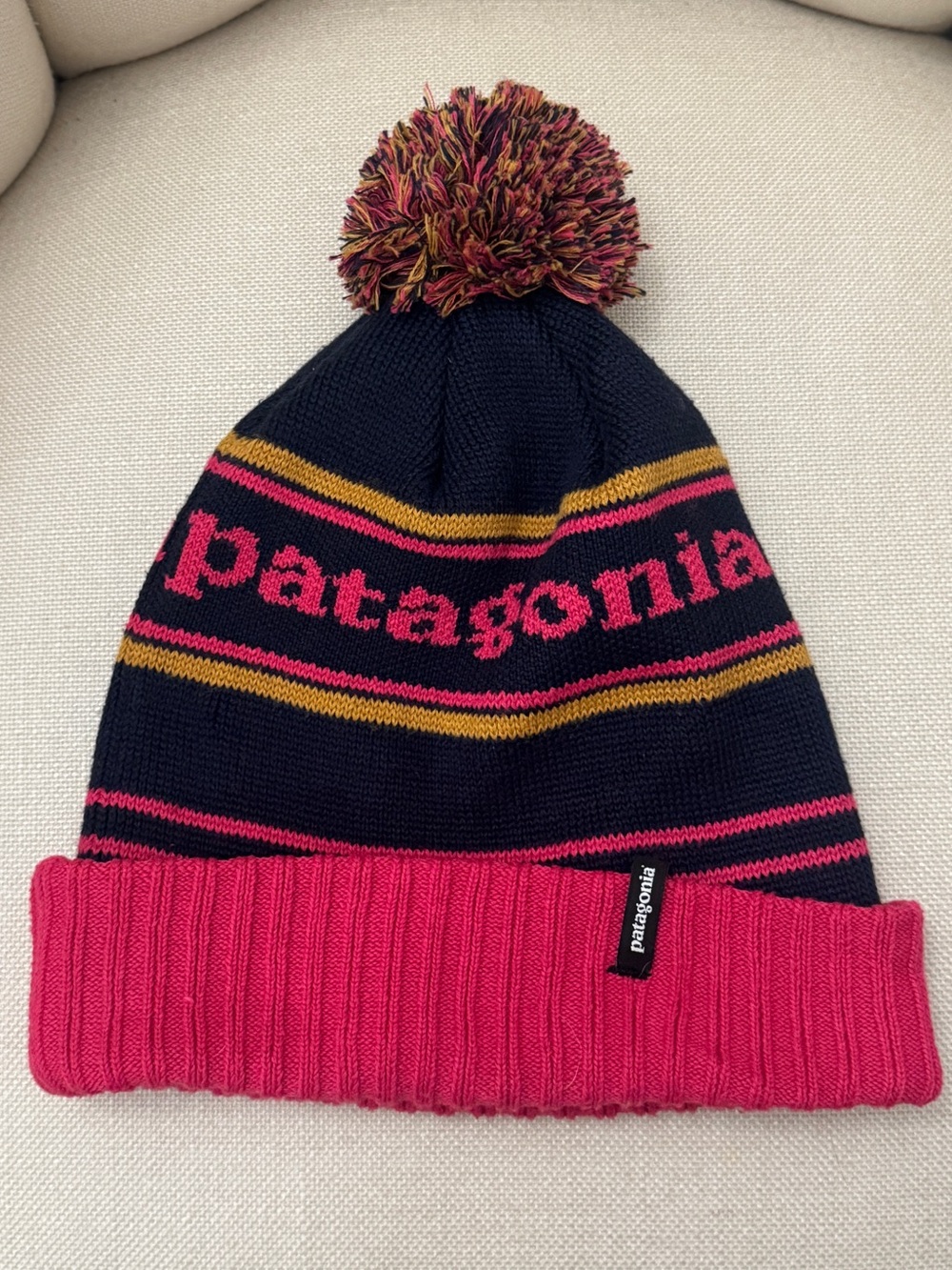 Patagonia Powder Town Pom-Pom Beanie One Size